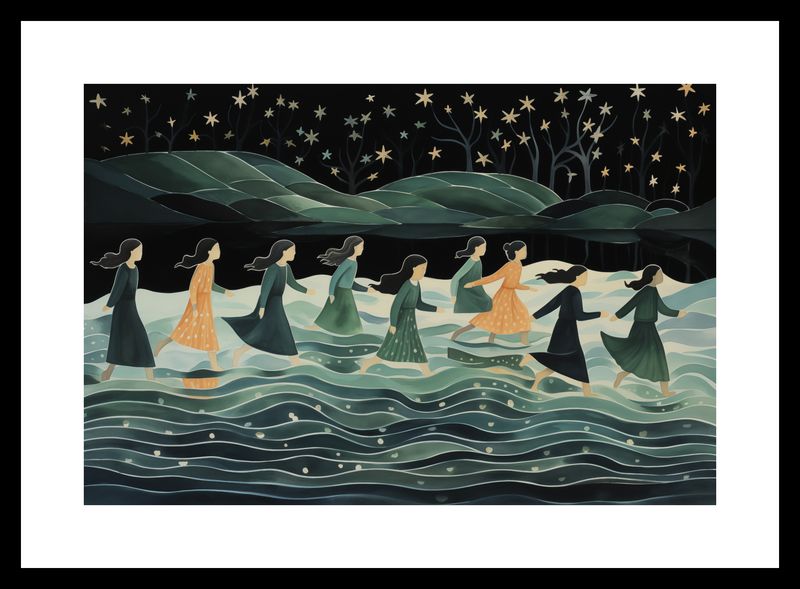 Plakat 30x20cm Nocna Procesja zdjęcie 3