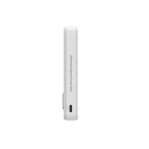 Powerbank magnetyczny Qi2 10000mAh z podstawką USB-A USB-C 22.5W PD - biały na Arena.pl