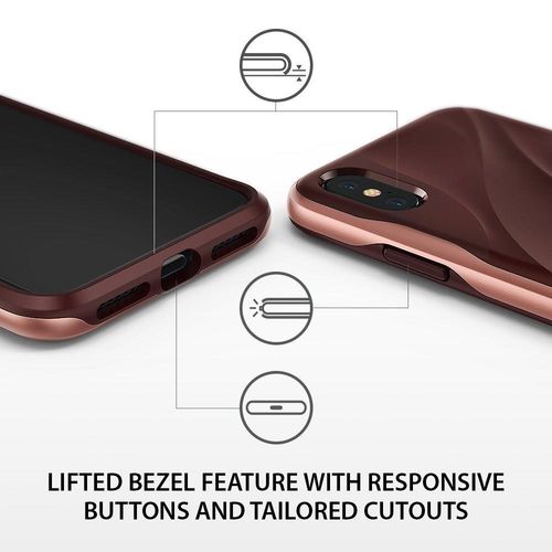 Etui Ringke Wave iPhone XS/X Rose Blush na Arena.pl