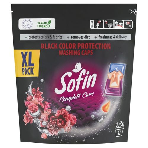 Sofin Kapsułki do Prania Ciemnego Czarnego Black Ochrona Kolorów XL 42szt na Arena.pl