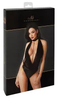 noir body orgia exclusive l czarne, z odpinanym naszyjnikiem, bez plecow