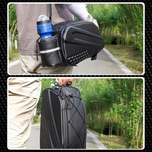 SAKWA ROWEROWA TORBA NA BAGAŻNIK ROWER ODBLASKOWA KUFER POJEMNA USZTYWNIANA na Arena.pl