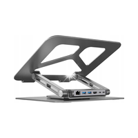 Podstawka pod laptop UNITEK D1109A HUB USB-C, HDMI, 4K, PD 100W