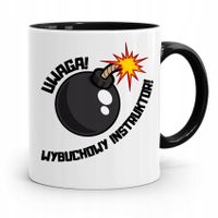 Dla Instruktora Prawa Jazdy Kubek Czarny Prezent Z Nadrukiem Ze Zdjęciem