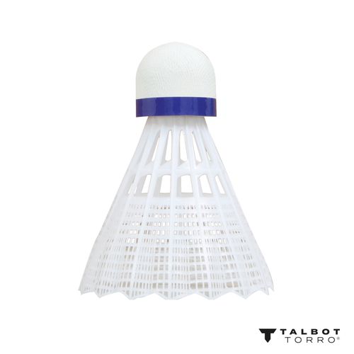lotki do badmintona talbot torro tech 350 medium 6 szt - białe na Arena.pl