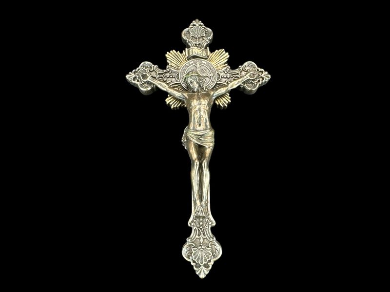 Figurka Rzeźba Krzyż Świętego Benedykta WU76719A4 zdjęcie 2