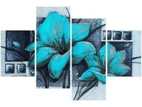 140CM 70 OBRAZ MAKOWY DUET NR 6 ŚCIENNY