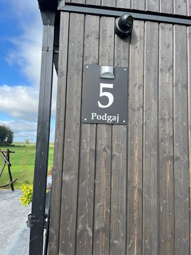 Tabliczka z numerem domu podświetlana solarna 30x40 Tablica Numer Domu na Arena.pl