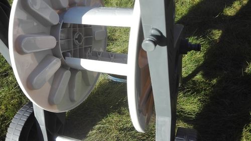 WÓZEK ALU ZWIJACZ BĘBEN NA WĄŻ OGRODOWY 60 METRÓW PISTOLET ZRASZACZ BEST na Arena.pl