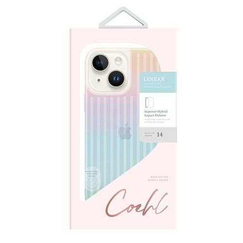 uniq etui coehl linear iphone 14 plus /15 plus 6.7 opalowy/iridescent na Arena.pl