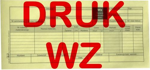 wz - wydanie na zewnątrz 1/3 a4 - papirus na Arena.pl