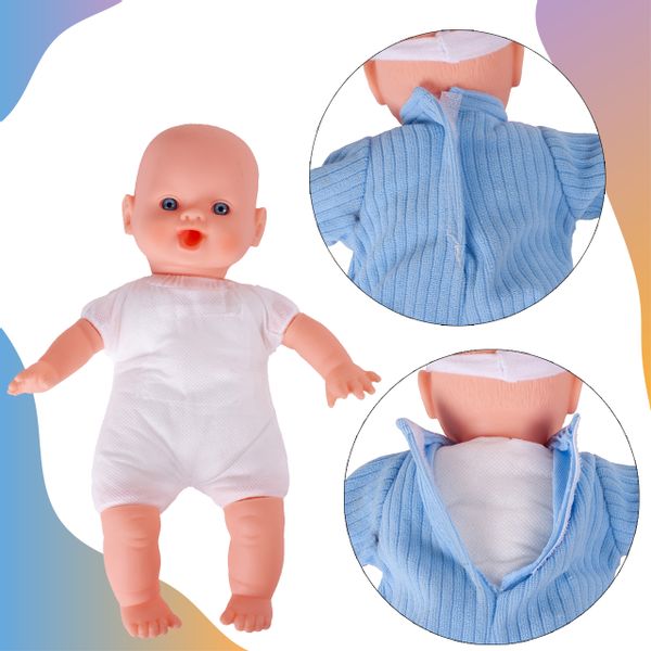 Lalka bobas ze smoczkiem 26 cm zdjęcie 3