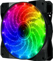 Wentylator 120mm 15 LED tęczowy Molex Akyga AW-12D-LED