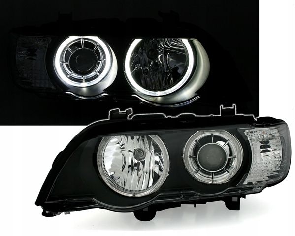 Lampy REFLEKTORY BMW X5 E53 99-03 D2S/H7 XENON LED zdjęcie 2