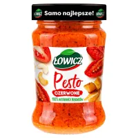 ŁOWICZ PESTO CZERWONE Z POMIDORAMI 180G