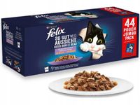 FELIX mokra karma dla kotów mix mięso-ryby w galaretce 44 x 85g