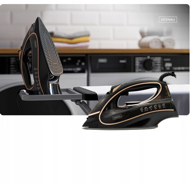 Żelazko parowe Kernau KSSI 3101 C 3200W Wyrzut pary 25-35 g/min Anti-Drip zdjęcie 9