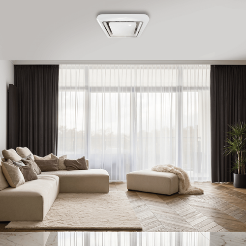 Biały plafon Cameron LED 38W 3000-6000K z efektem migających gwiazd na Arena.pl