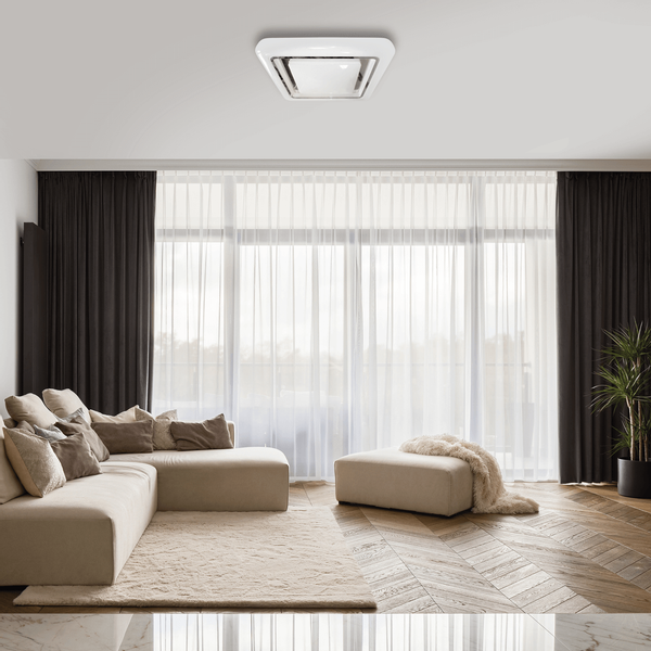 Biały plafon Cameron LED 38W 3000-6000K z efektem migających gwiazd zdjęcie 5
