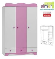 duża szafa do pokoju dziecka MAJA N10 szafa dla dzieci 120x53 w.190