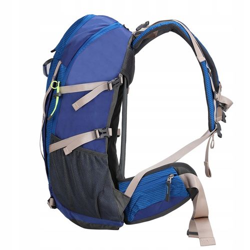 Plecak turystyczny 40l AOKING, niebieski, z miejscem na bukłak na Arena.pl