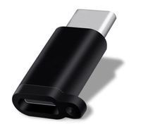 Adapter przejściówka micro USB na TYP-C czarny
