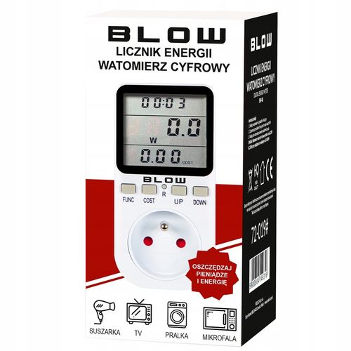 WATOMIERZ LICZNIK ENERGII POBORU PRĄDU MIERNIK ELEKTRONICZNY WOLTOMIERZ 16A na Arena.pl