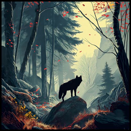 Plakat 80x80cm Leśne Echa na Arena.pl