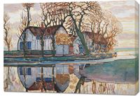 Obraz 100x70cm Farm near Duivendrecht, Piet Mondrian Vintage Salon