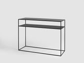 Konsola TENSIO 2 FLOOR METAL 100x35 - czarny, do przedpokoju