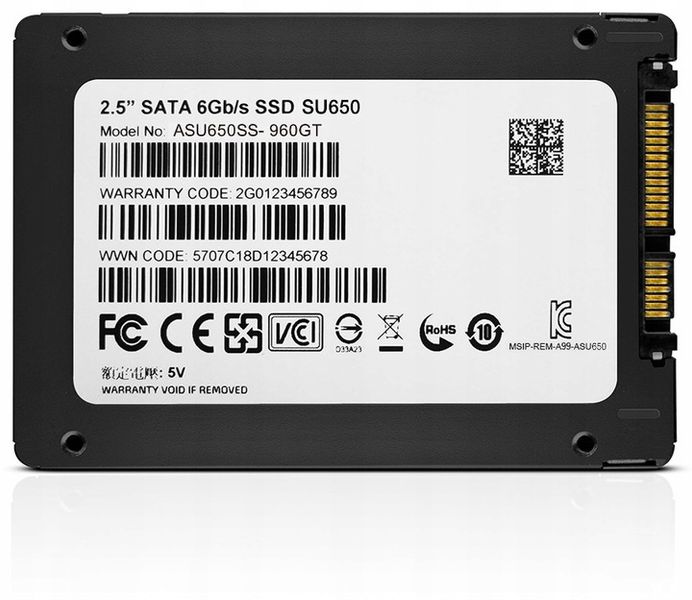 DYSK SSD ADATA Ultimate SU650 256G 2.5 S3 3D zdjęcie 2