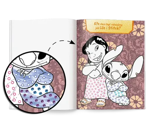 Stitch. Malowanka z diamencikami na Arena.pl