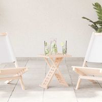 Stolik kawowy Brązowy 33 x 33 x 40.5 cm Lite drewno orzechowe