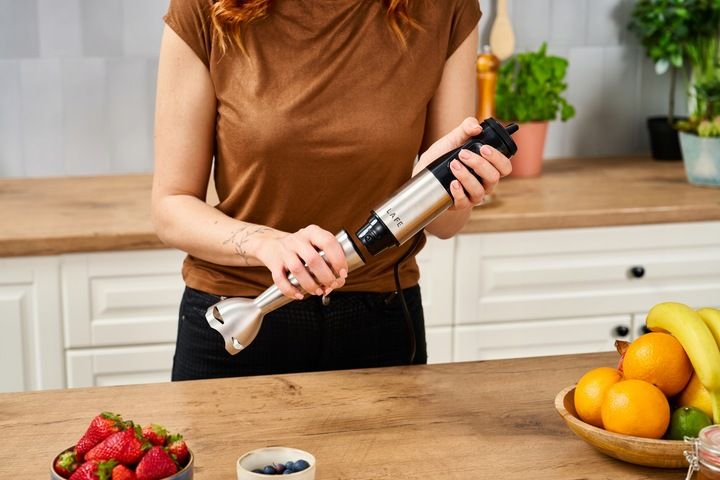MOCNY BLENDER RĘCZNY WIELOFUNKCYJNY MIKSER 2 TARCZE MALAKSER TURBO zdjęcie 11