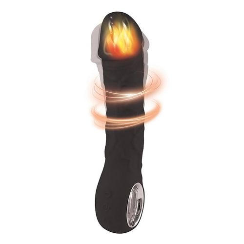 black vibrator - 10 different modes of vibration and heating function na Arena.pl