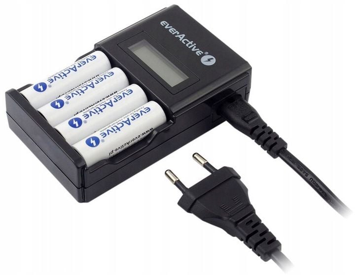 ŁADOWARKA AKUMULATORKÓW BATERII PROCESOROWA 4 KANAŁOWA Ni-MH AA AAA LCD zdjęcie 8