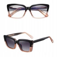 2w1 Okulary CLIP-ON Zerówki oprawki KOMPUTERA + NAKŁADKA PRZECIWSŁONECZNA