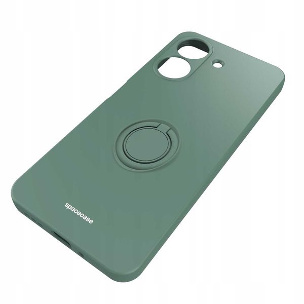 Spacecase Silicone Ring Redmi 13C 4G / Poco C65 Dark Gree zdjęcie 5
