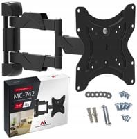 UCHWYT do TELEWIZORA WIESZAK TV OLED QLED LCD 32 42 cali VESA REGULOWANY