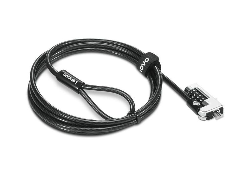 Lenovo Cable Lock Black 1.8 M zdjęcie 1