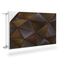 Osłona MAGNETYCZNA Grzejnika Abstrakcja Trójkąty Dekoracja 100cm x 60cm