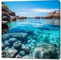 Obraz 100x100cm Krystaliczna Woda