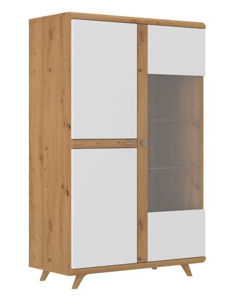 Meblościanka zestaw mebli do salonu biały połysk meble do salonu zdjęcie 2