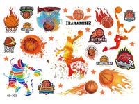 Tatuaże zmywalne, UA, CG303, Koszykówka