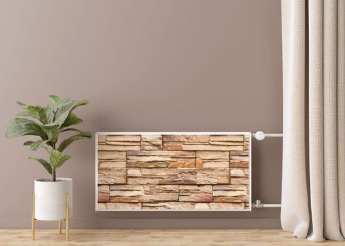 Maskownica MAGNETYCZNA Na Kaloryfer Kamień Łupek Efekt 3D 80cm x 60cm na Arena.pl