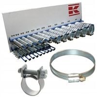 ZESTAW OPASEK ŚLIMAKOWYCH 220szt. + WIESZAK NA ŚCIANĘ MOCNE SOLIDNE