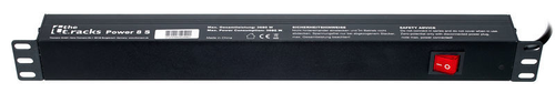 Listwa Zasilająca the t.racks Power 8 S RACK 1U 8 gniazd z tyłu 2m włącznik na Arena.pl