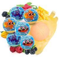 Kule do kąpieli dla dzieci 6 sztuk OCEAN FRIENDS musujące kulki bath