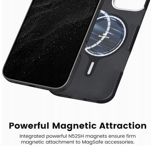 Etui PITAKA Ultra-Slim do iPhone 16 Pro Max Czarno-szary na Arena.pl