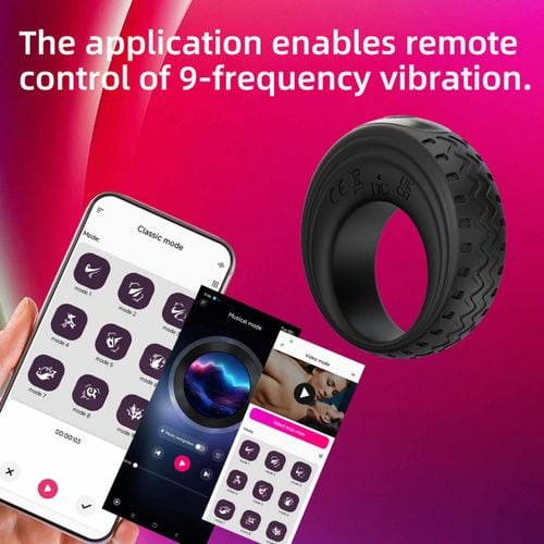 App-Controlled Vibrating Cock Ring na Arena.pl